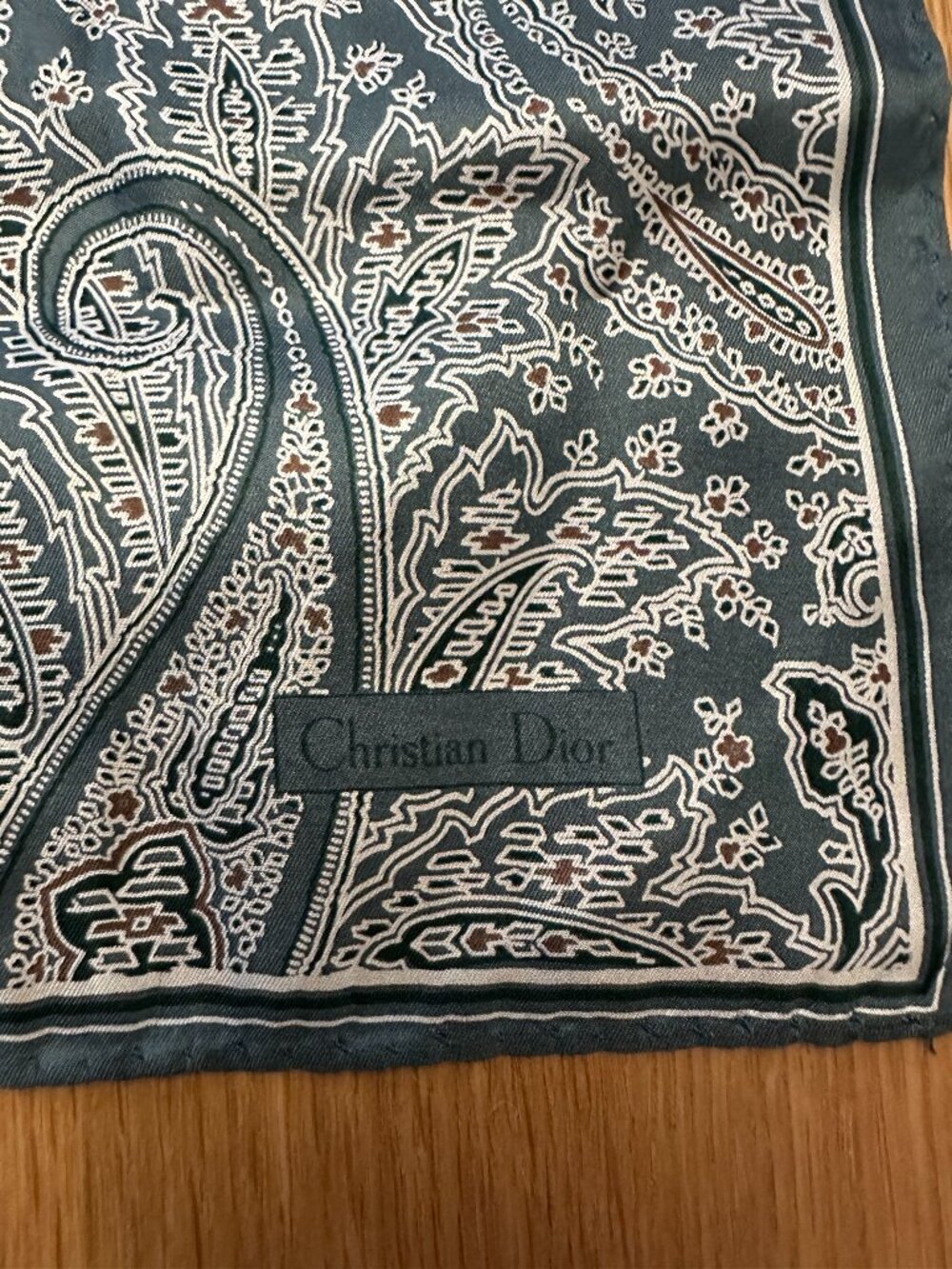 Christian Dior Silk Pocket Square